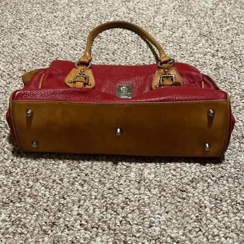I MEDICI Firenze Red Leather Handbag